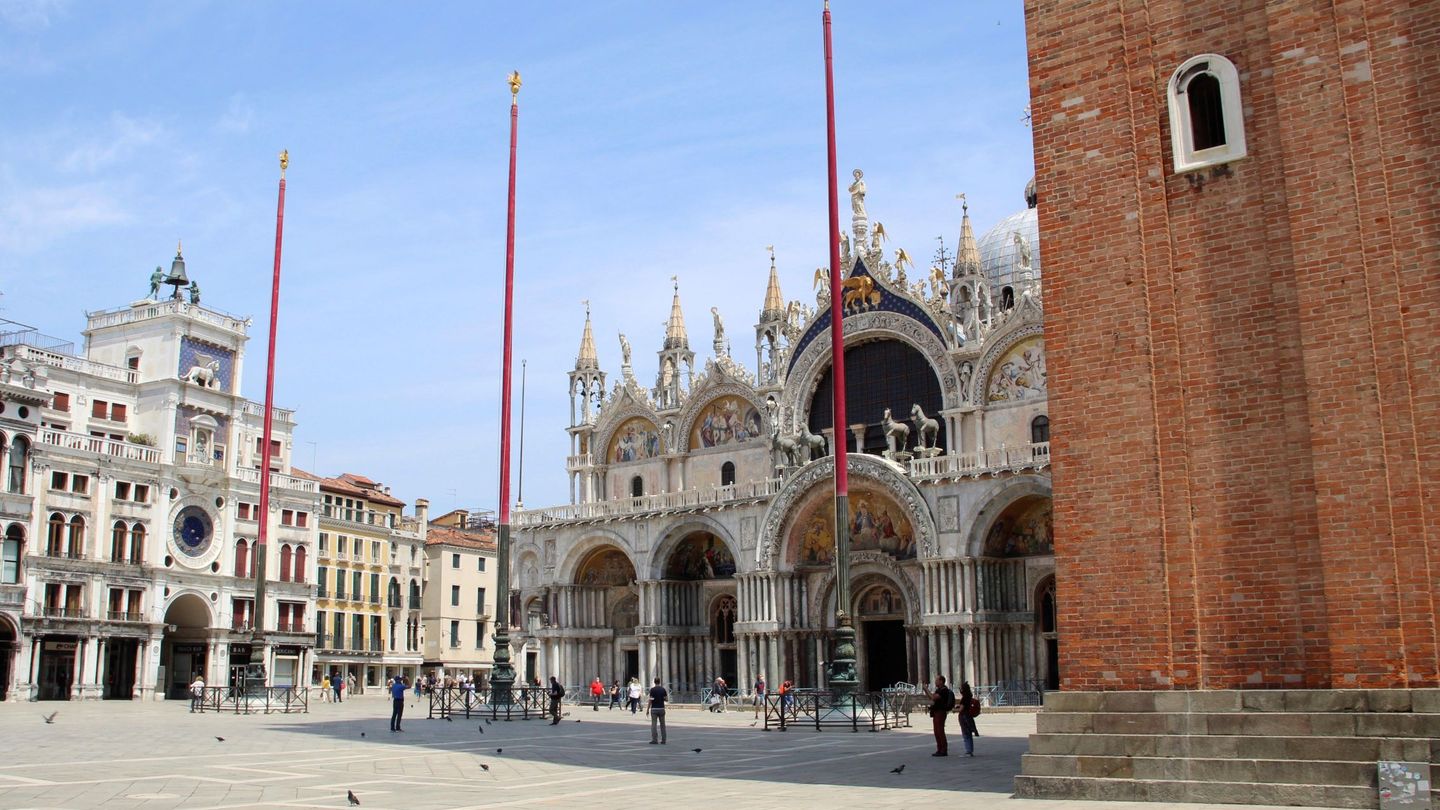 La plaza de San Marcos en Venecia. (EFE/Avedis Hadjian)