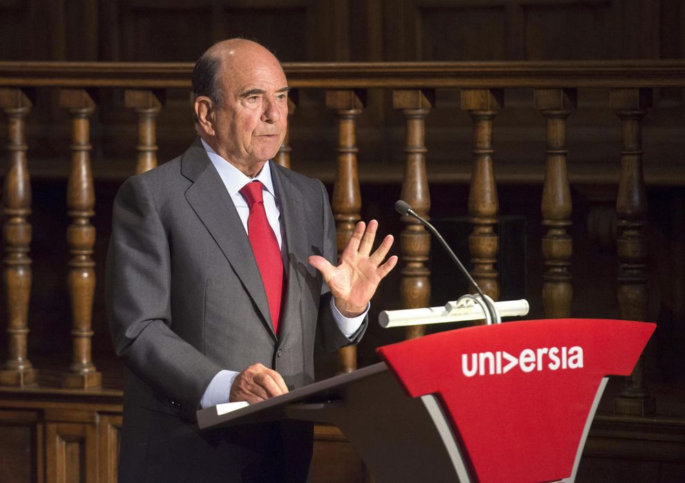 Foto: El presidente del Banco Santander, Emilio Botín