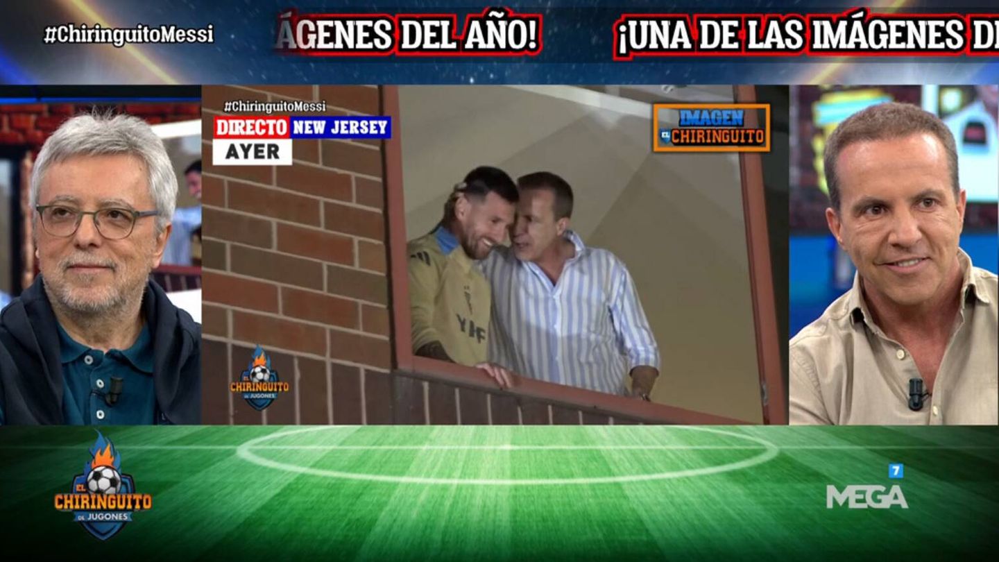 'El chiringuito' vuelve a emitar las imágenes de Soria y Messi. (Atresmedia)