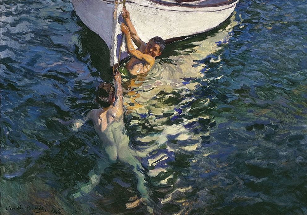 'El bote blanco. Jávea' (1905), Colección particular, EEUU.