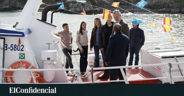El resbalón de la reina Letizia en su visita a Llanes, pueblo ejemplar de Asturias 2026
