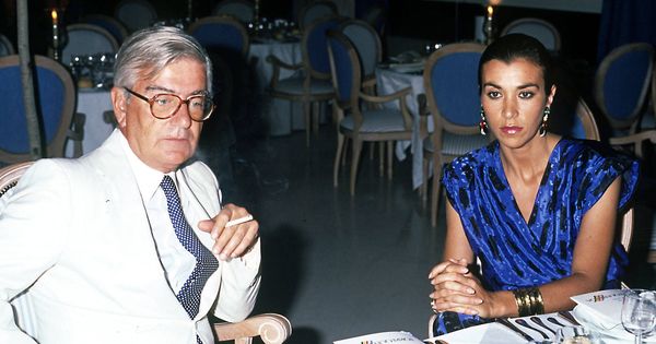Foto: Mariano Rubio, junto a Carmen Posadas, en una imagen de archivo. (Gtres)