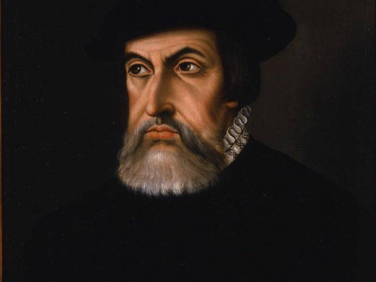 Foto: Retrato anónimo a Hernán Cortés. (Museo de la Real Academia de Bellas Artes de San Fernando)