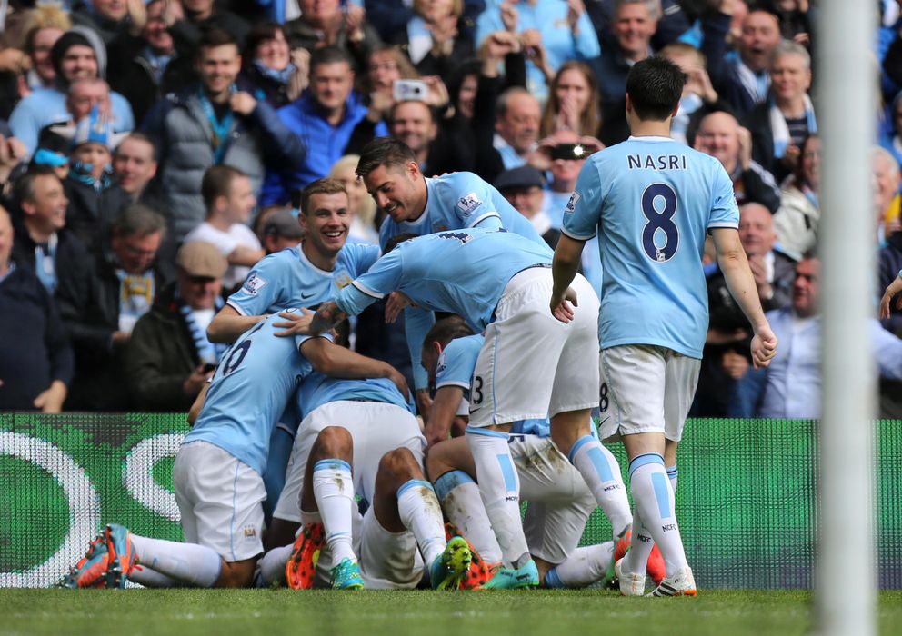 Foto: El Manchester City se coronó campeón de la Premier la pasada temporada.
