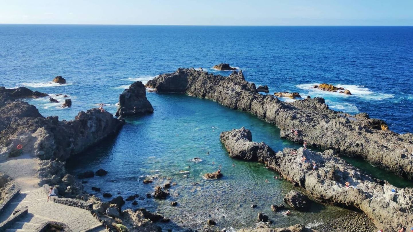 Las mejores piscinas naturales de toda España, aquí el área de baño de Charco del Viento. (Instagram/@pier.mav.fisio)