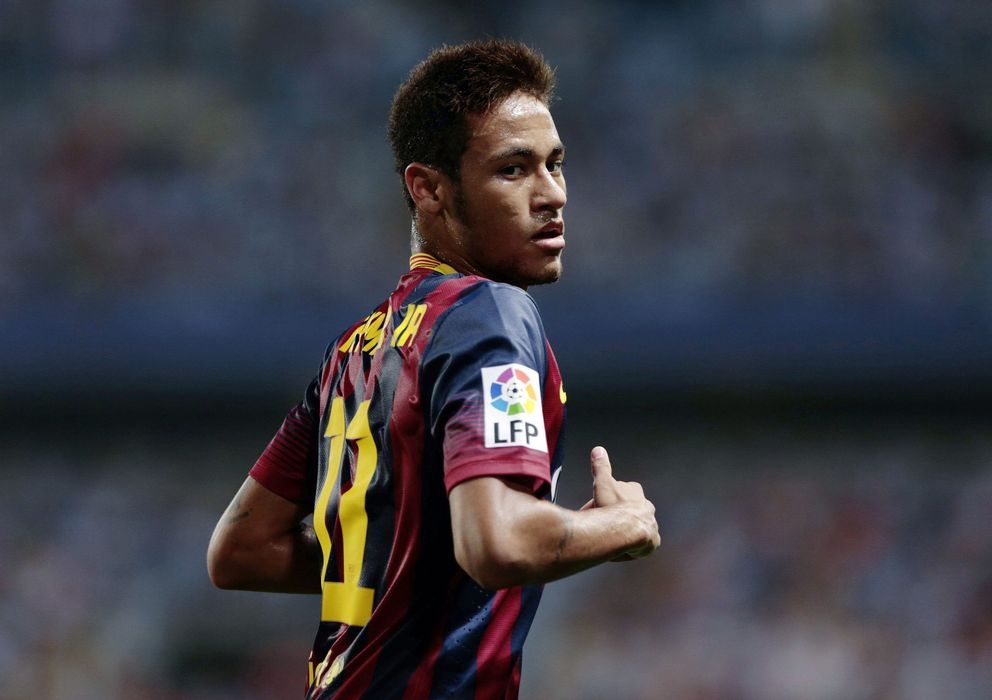 Foto: Neymar puede volver al banquillo en el partido contra el Valencia (Efe).