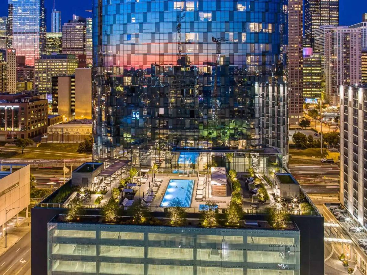 Foto: Imagen de la torre de apartamentos de Pontegadea en Chicago.