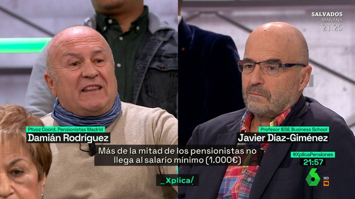 Javier Díaz-Giménez junto a Damián Rodríguez. (Atresmedia)