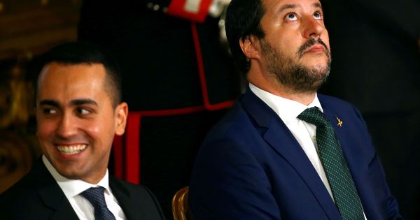 Foto: Imagen de archivo de Luigi Di Maio y Matteo Salvini. (Reuters)