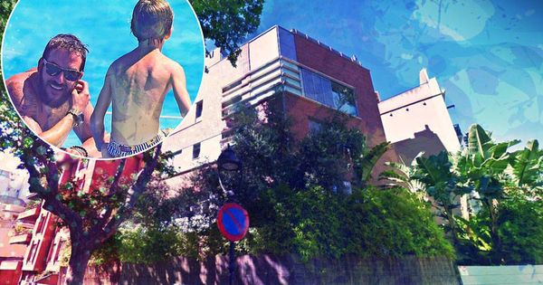 Foto: Sacha, su padre, Borja Thyssen, y la casa de Sarriá en Barcelona. (Vanitatis)