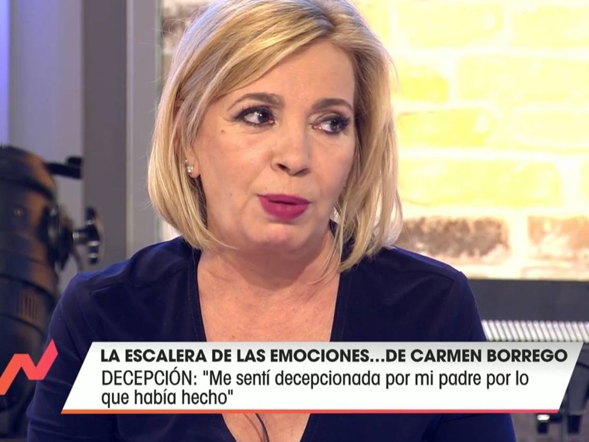 Foto: Carmen Borrego, en 'Viva la vida'. (Telecinco).