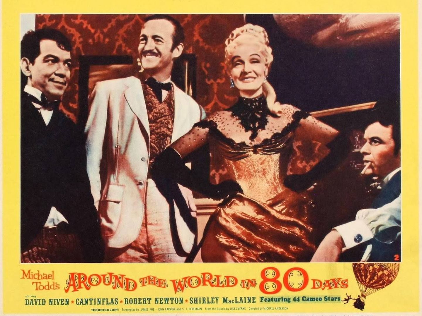 Cartel promocional de 'La vuelta al mundo en ochenta días'.
