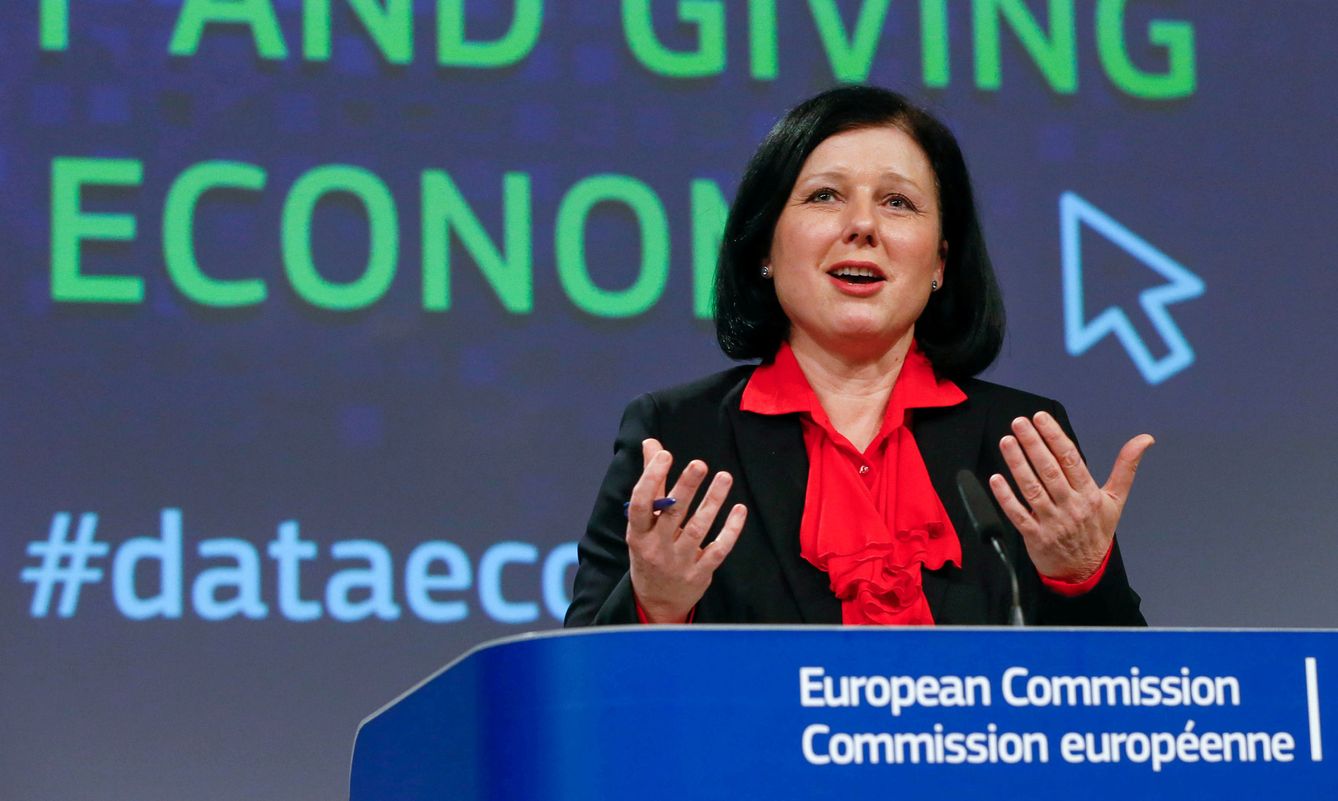 La comisaria europea de Justicia, Consumidores e Igualdad de Género, la checa Vera Jourova. (Reuters)