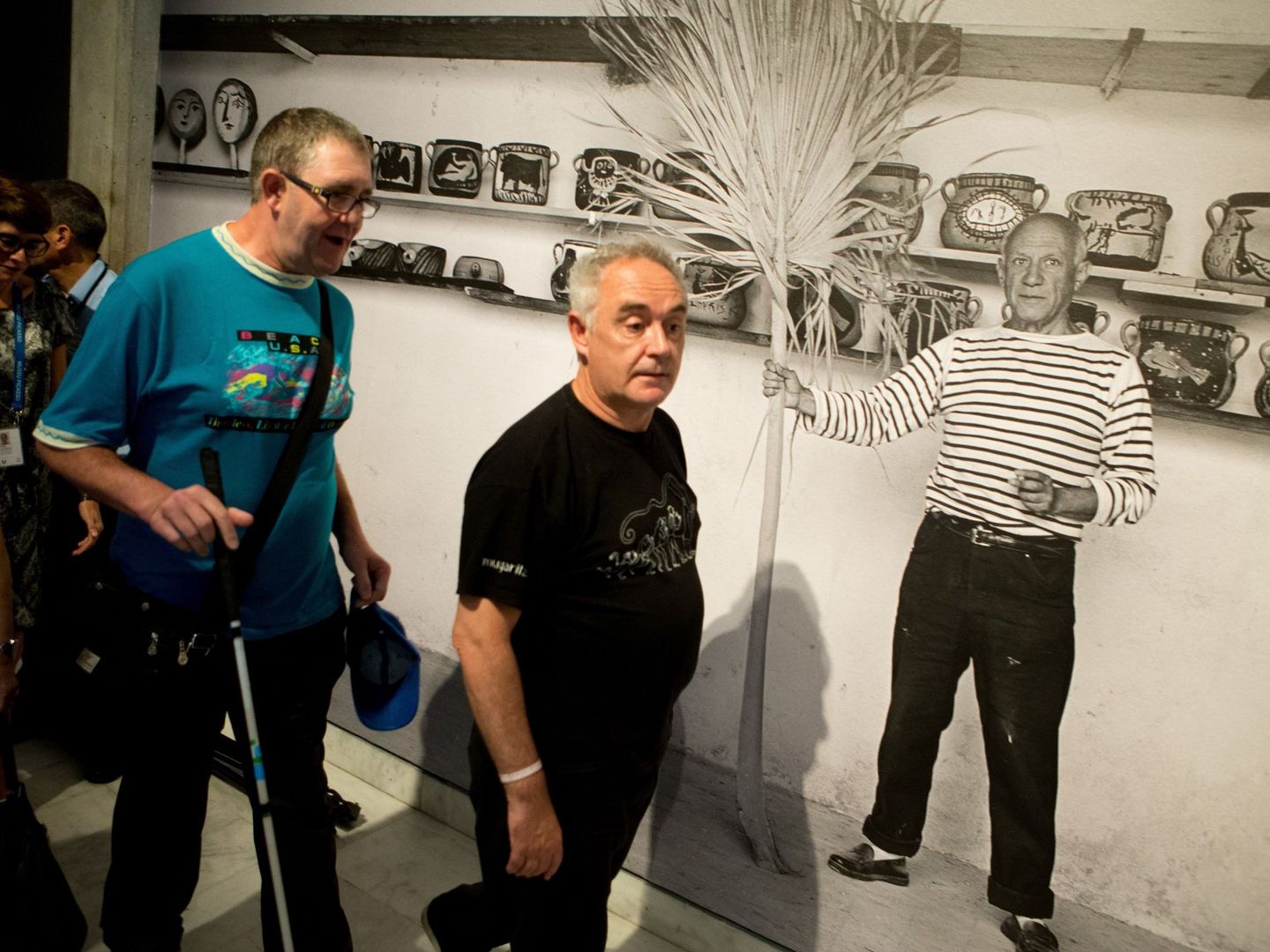 Ferran Adrià, en la exposición 'La cocina de Picasso'. (EFE)