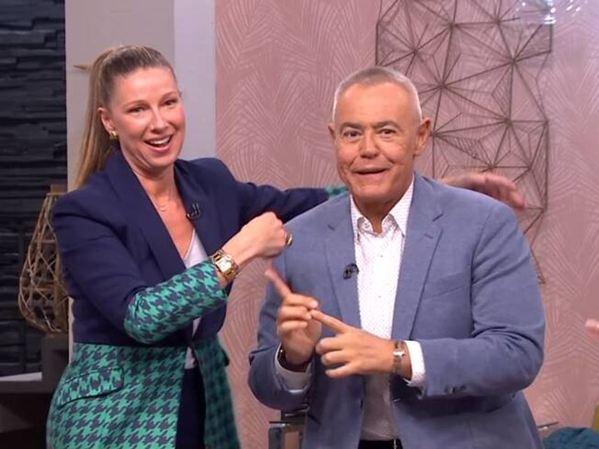 Foto: Los presentadores de 'D Corazón', Anne Igartiburu y Jordi González. (RTVE)
