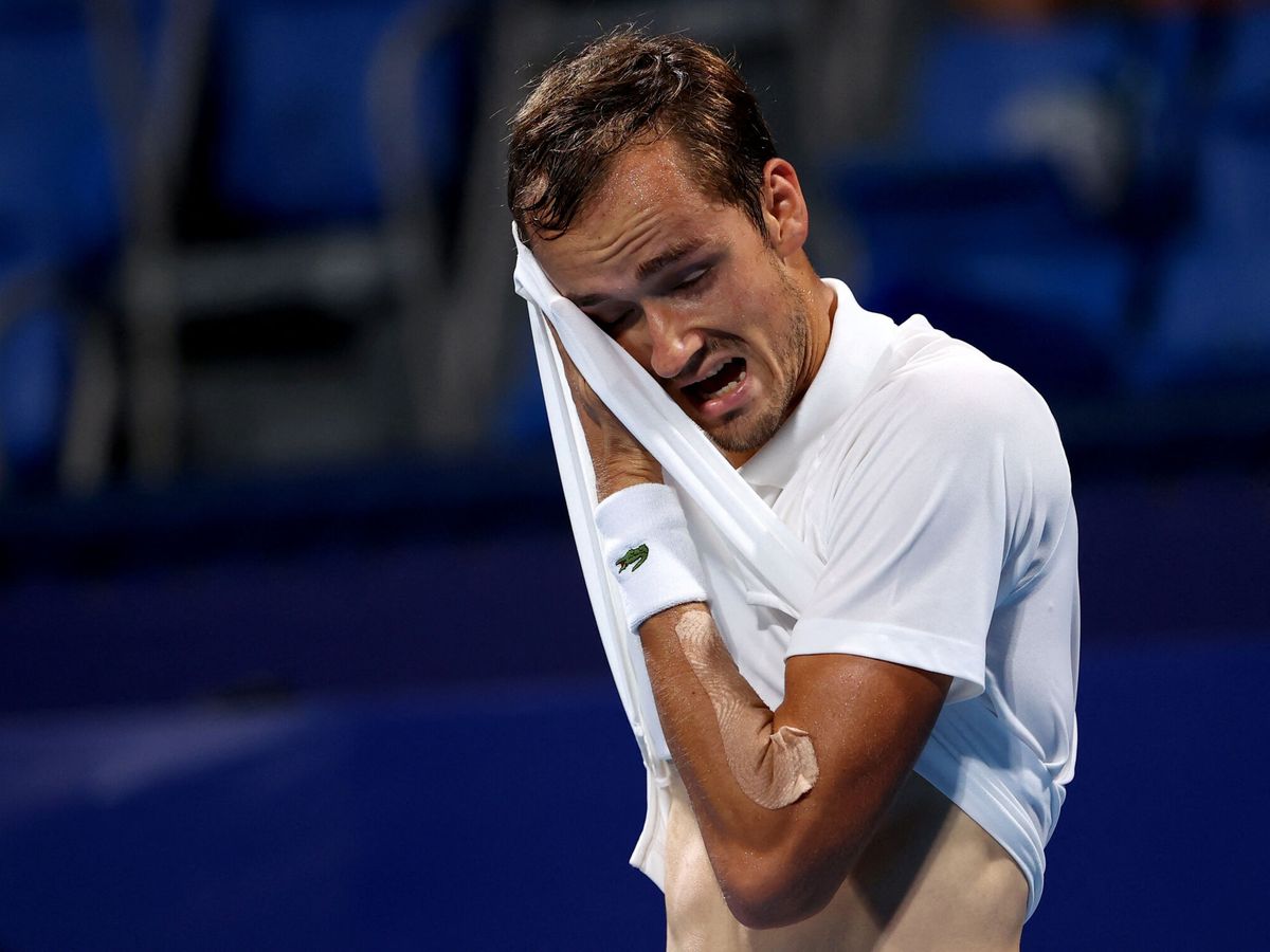 Foto: El tenista ruso Daniil Medvedev. (Reuters/Mike Segar)
