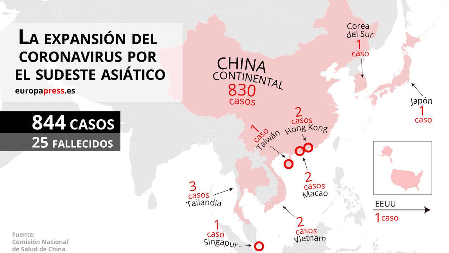 Datos del coronavirus en China. (EP)