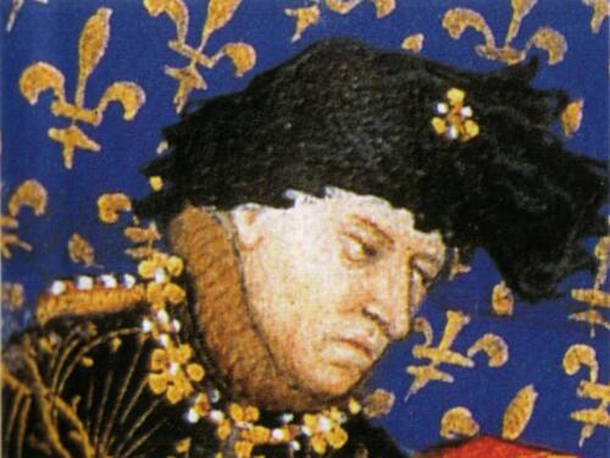 Foto: Carlos VI, en una miniatura del siglo XV.