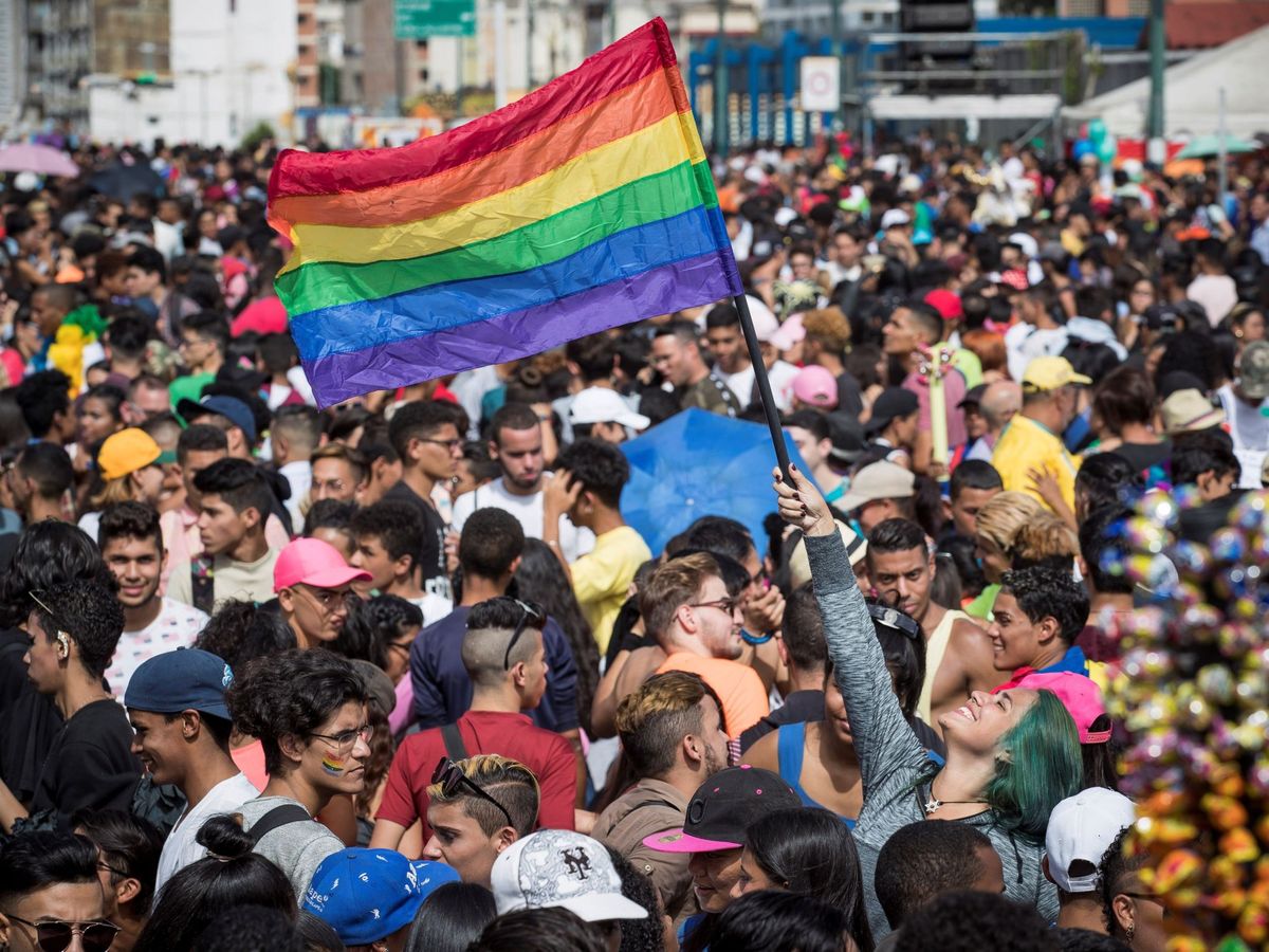 Foto: Orgullo 2019 en Caracas. (EFE)