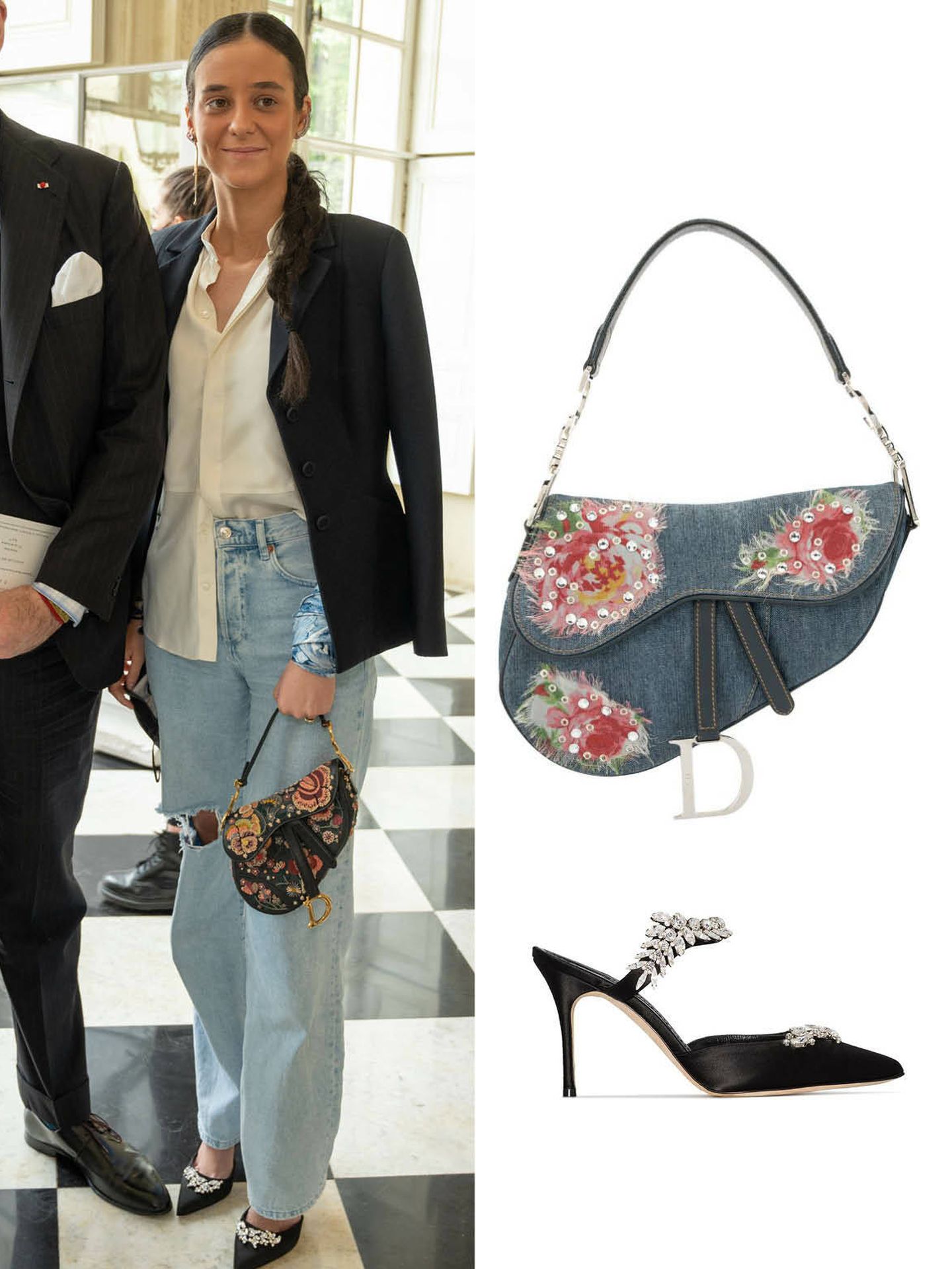 Victoria Federica, con bolso de Dior y zapatos de Blahnik. (Gtres)