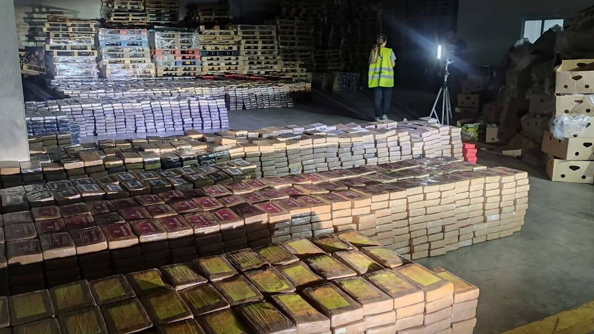 Golpe al narcotráfico: hallan 9.000 kilos de cocaína en el puerto de Algeciras (Cádiz)