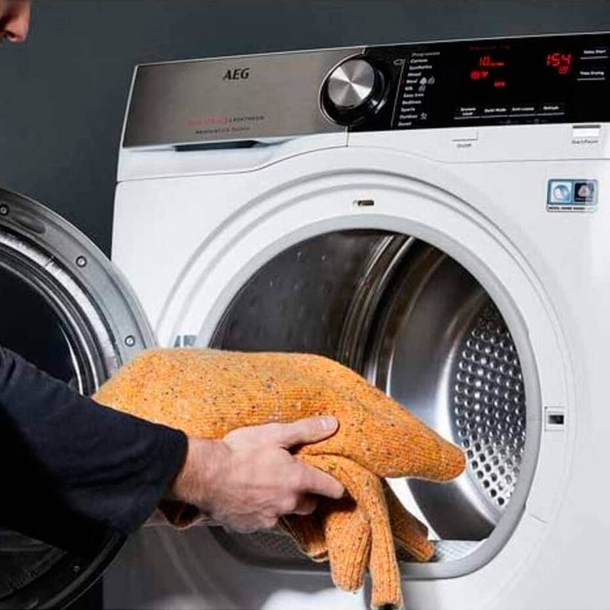Uso de la secadora en prendas delicadas
