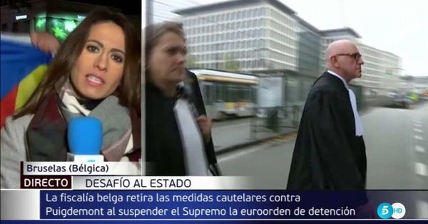 Foto: Ana Núñez-Milara denuncia "acoso y sabotaje" en su última conexión en 'Informativos Telecinco'.