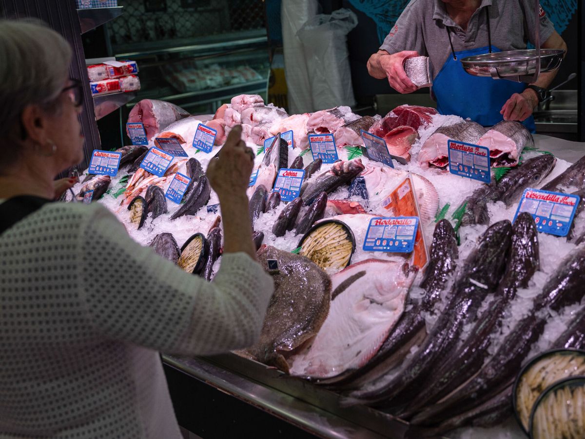 Foto: Los más previsores han empezado a hacer acopio de marisco, carnes y pescados para las comidas navideñas. (EFE/Daniel González)
