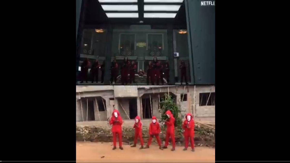 La réplica viral de 'La casa de papel', hecha por niños de Nigeria, que alaban sus actores