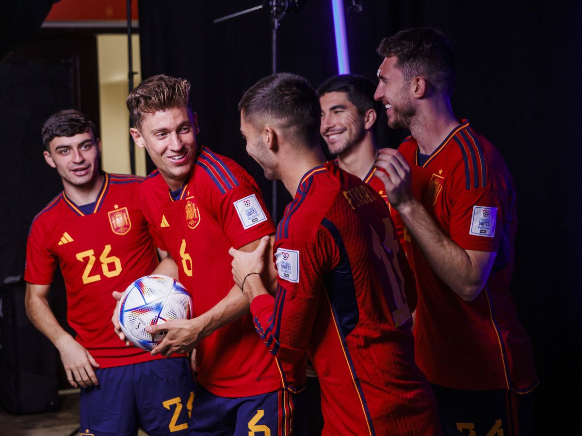 Camiseta 2ª España para el Mundial Qatar 2022 para Niño