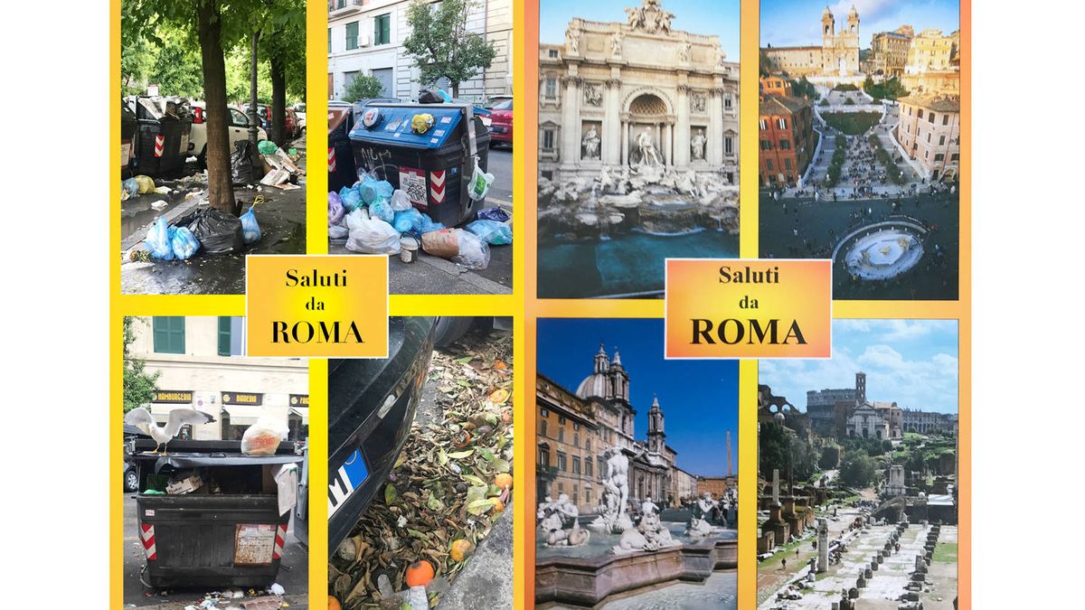 Postales invisibles de Roma: la crisis existencial italiana retratada en su basura