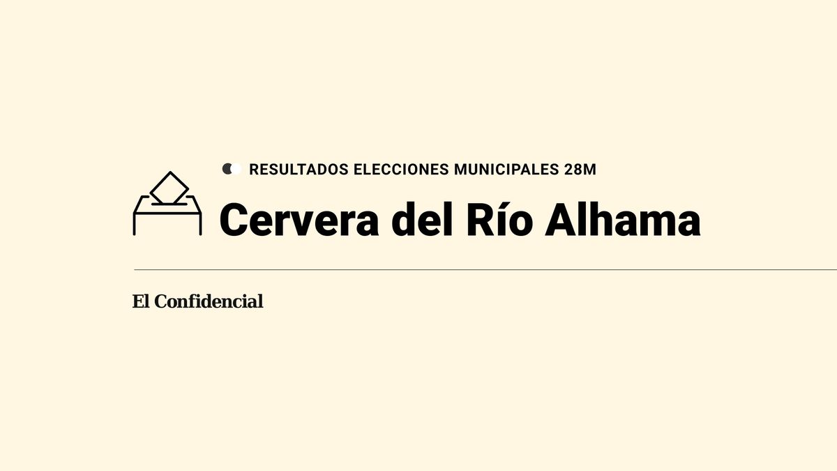 Resultados del 28 de mayo en Cervera del Río Alhama en las elecciones municipales 2023: victoria de PP