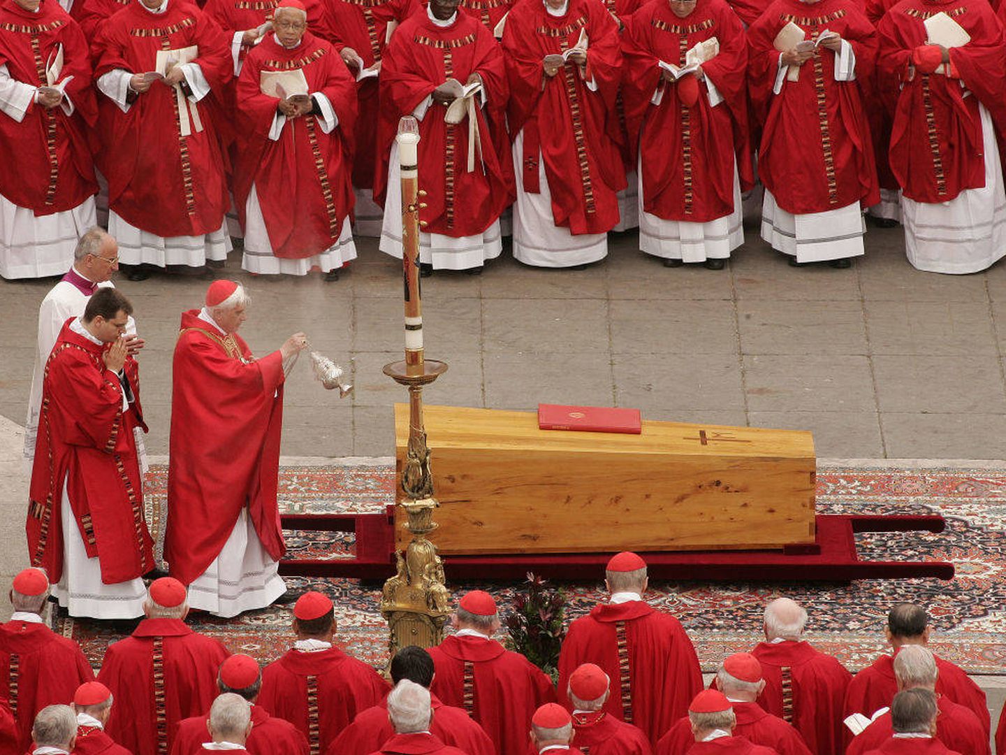 El multitudinario adiós a Juan Pablo II. (Getty)