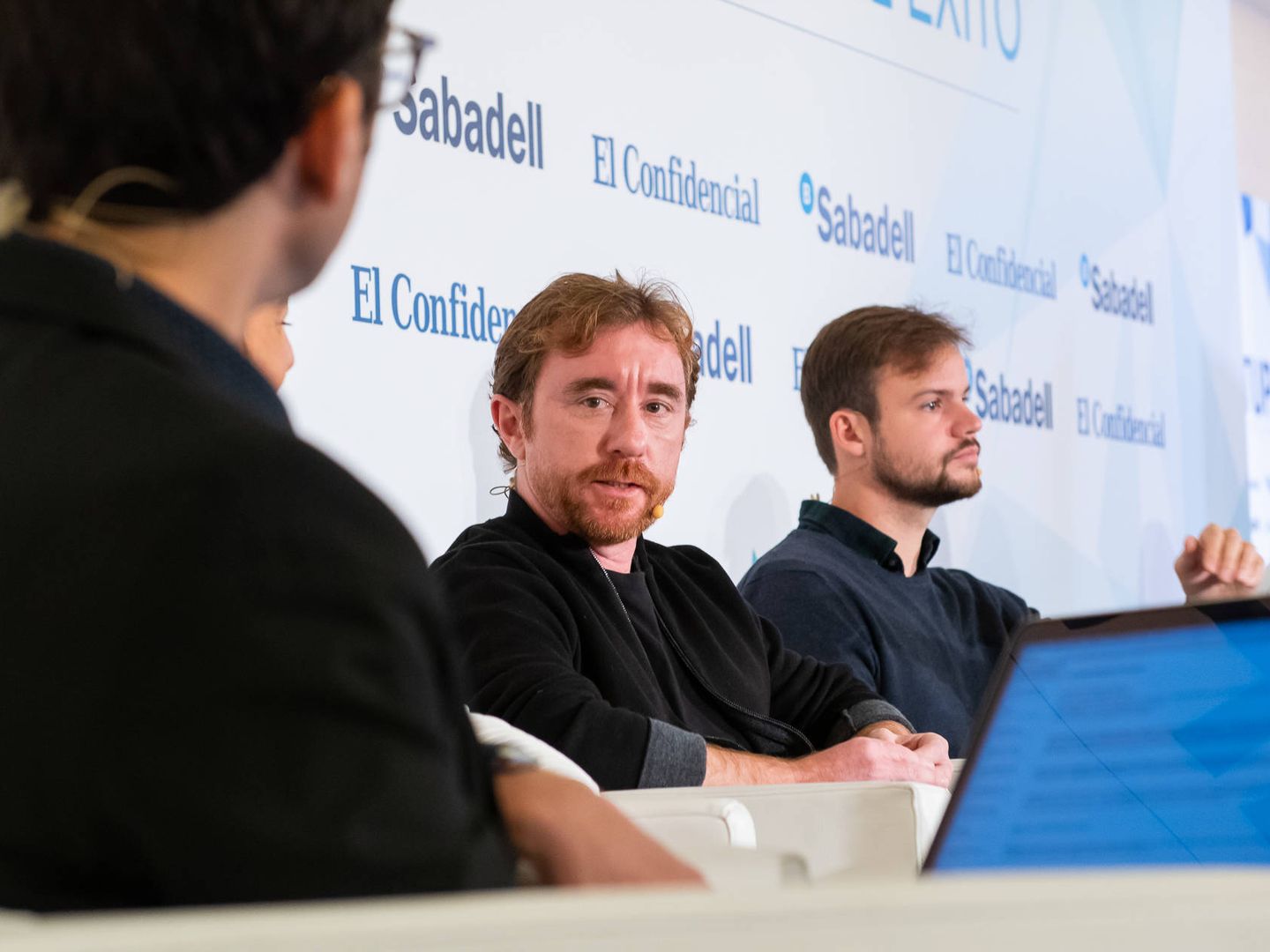 Sacha Michaud, cofundador de Glovo, e Ignasi Giralt, de Badi en España.