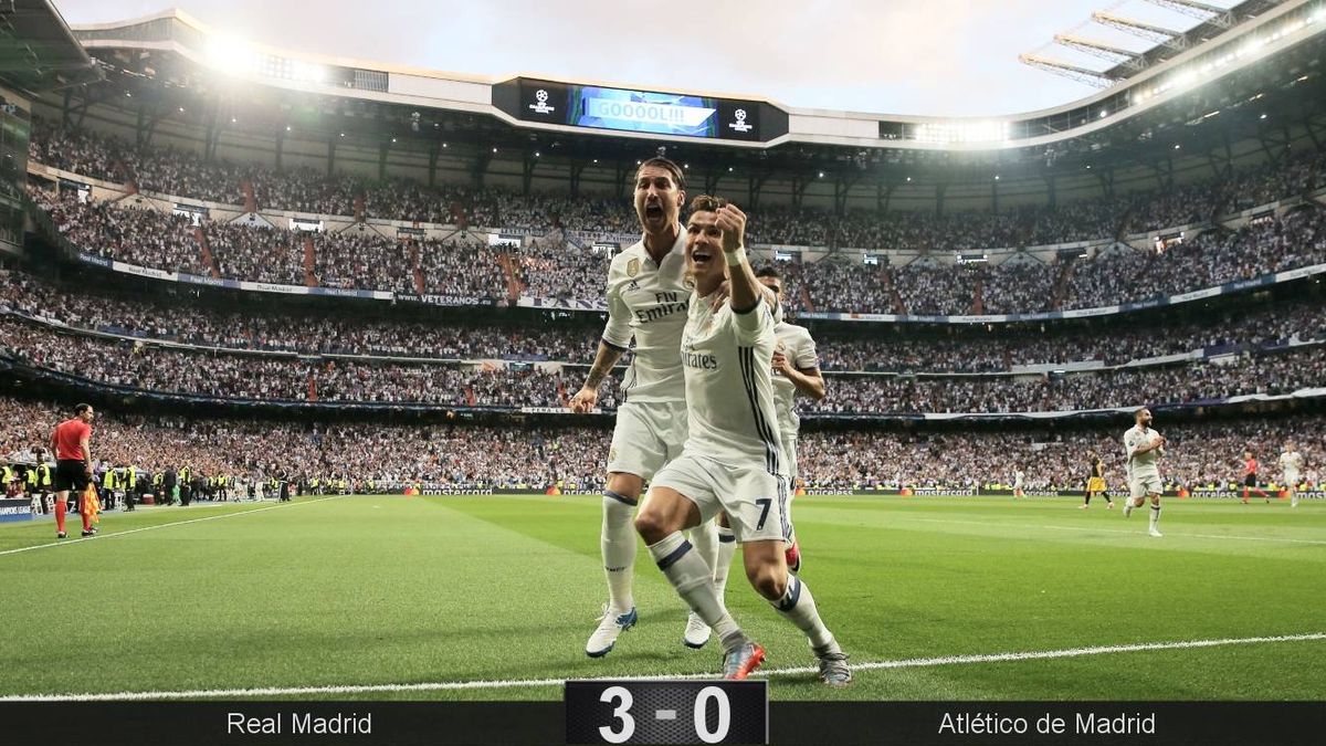 Cristiano se empeña en revalidar la Champions apabullando al Atlético