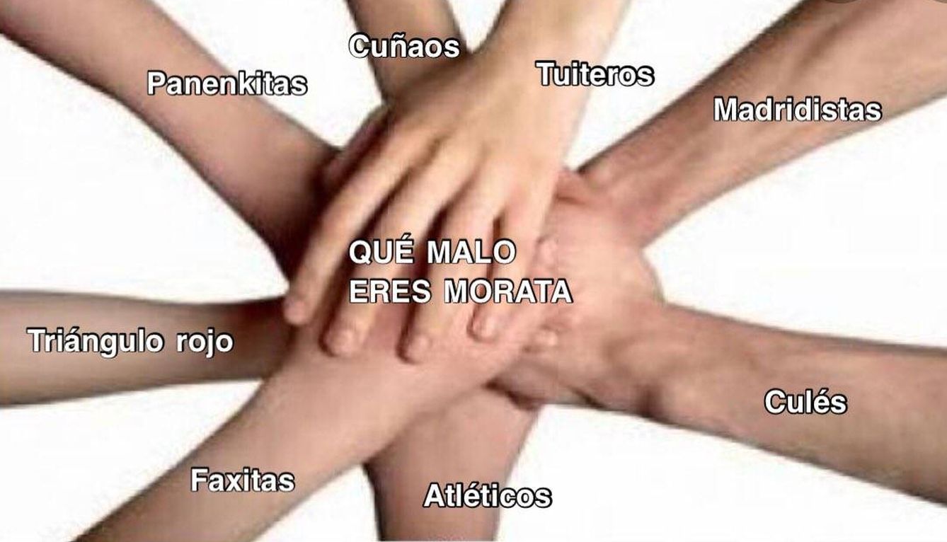 Uno de los miles de 'memes' que han circulado sobre Morata. (Twitter)