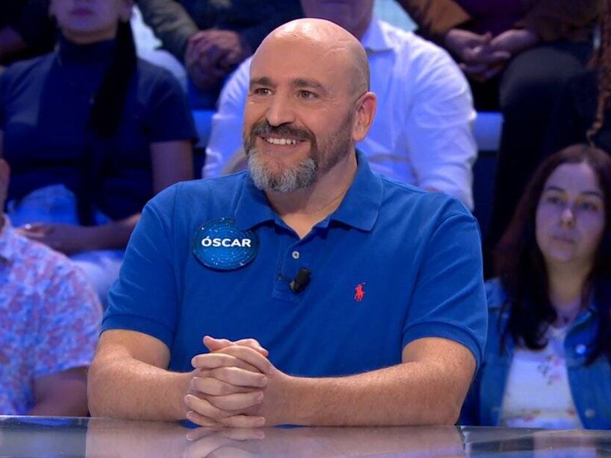 Foto: Óscar Díaz, en 'Pasapalabra'. (Antena 3)