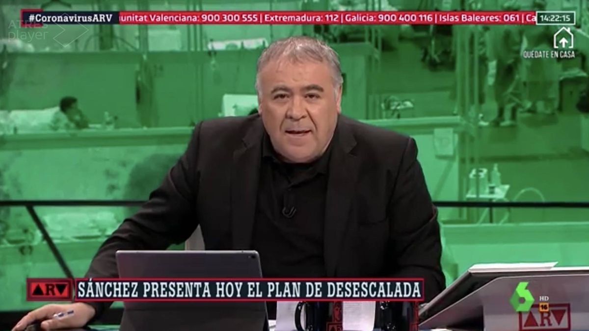 "Le puede la bilis": Ferreras en La Sexta ante la difusión de un bulo por parte de Rafael Hernando
