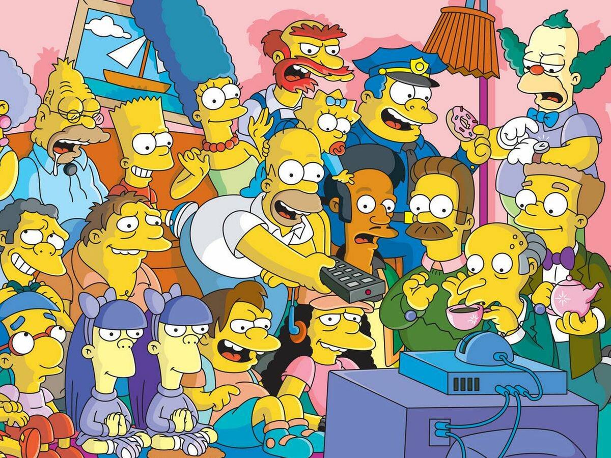 Foto: Varios personajes de 'Los Simpson'. (Antena 3)