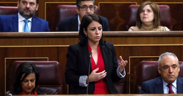 Foto: Adriana Lastra, vicesecretaria general del PSOE y portavoz de su partido en la comisión territorial. (EFE)