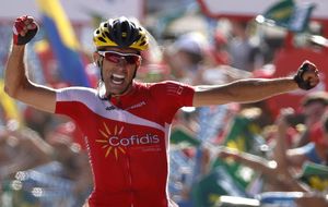 Navarro se saca la espina de Contador en San Miguel de Aralar