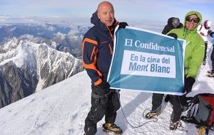 Cima en el Mont Blanc: Si caigo a la derecha, tírate a la izquierda