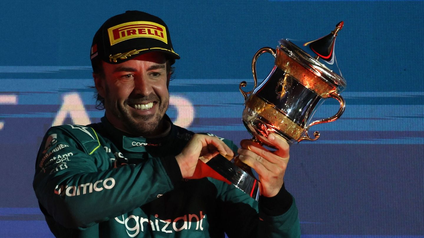 Fernando Alonso tras quedar tercero 