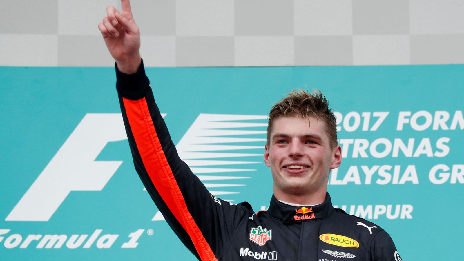 Foto: Max Verstappen, tras ganar el GP de Malasia. (Reuters)