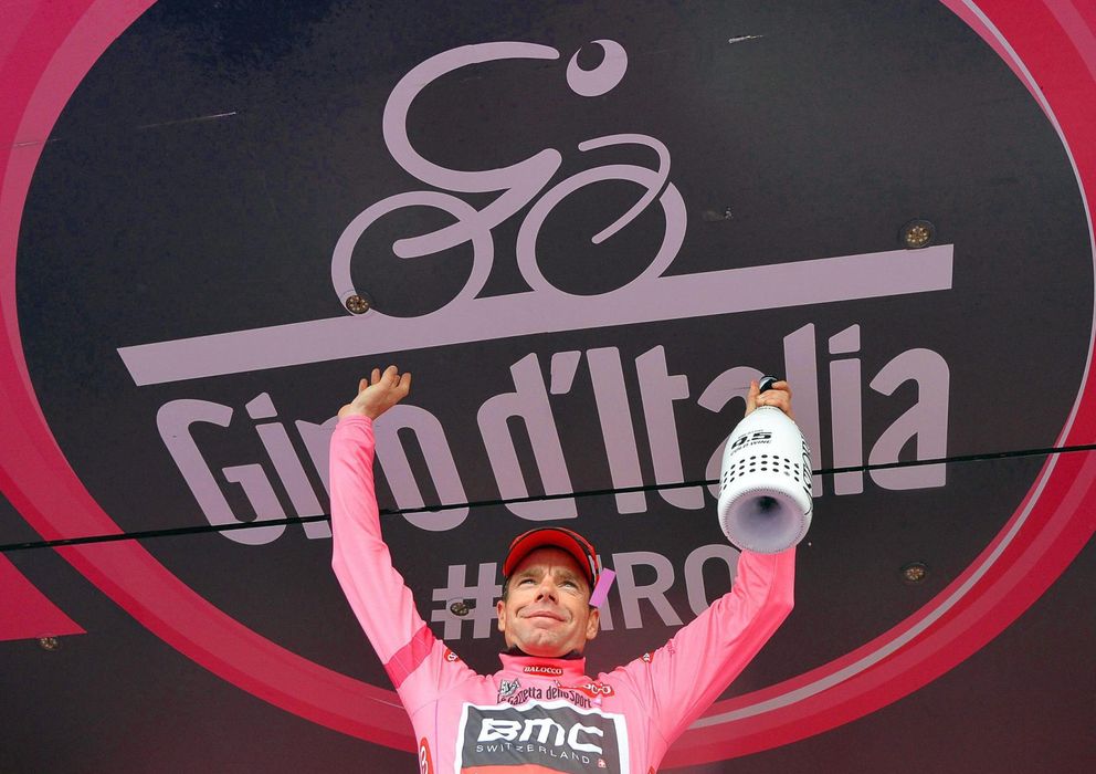 Foto: Cadel Evans se colocó como nuevo líder del Giro (EFE)