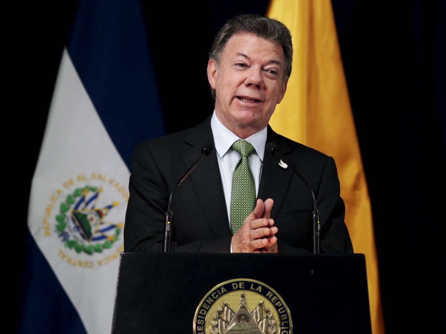 Juan Manuel Santos, presidente de Colombia. 