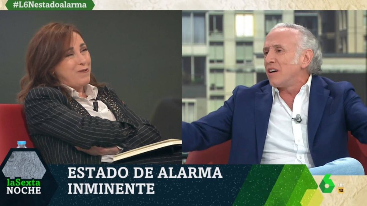Angélica Rubio enciende la mecha de Eduardo Inda con una pregunta en 'La Sexta noche': "Eres una Pelmaza"