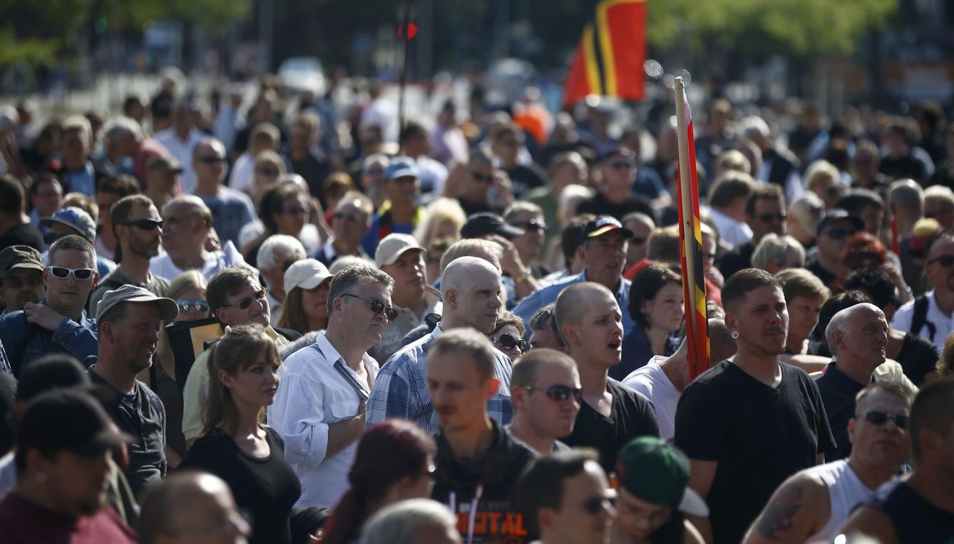 Asistentes a la marcha de este sábado en la ciudad alemana. (Reuters)