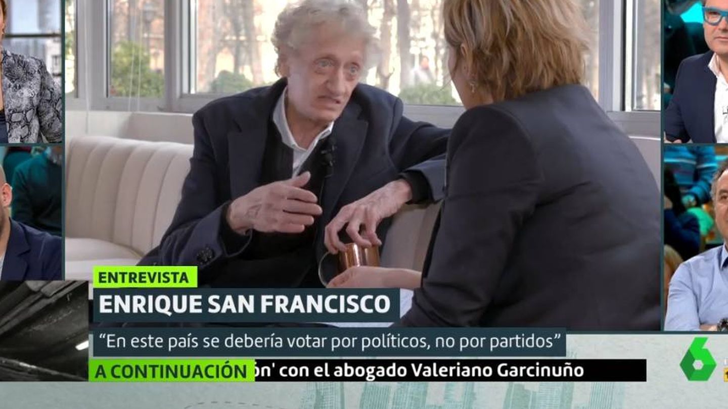 Enrique San Francisco y Cristina Pardo, en 'Liarla Pardo'. (La Sexta).