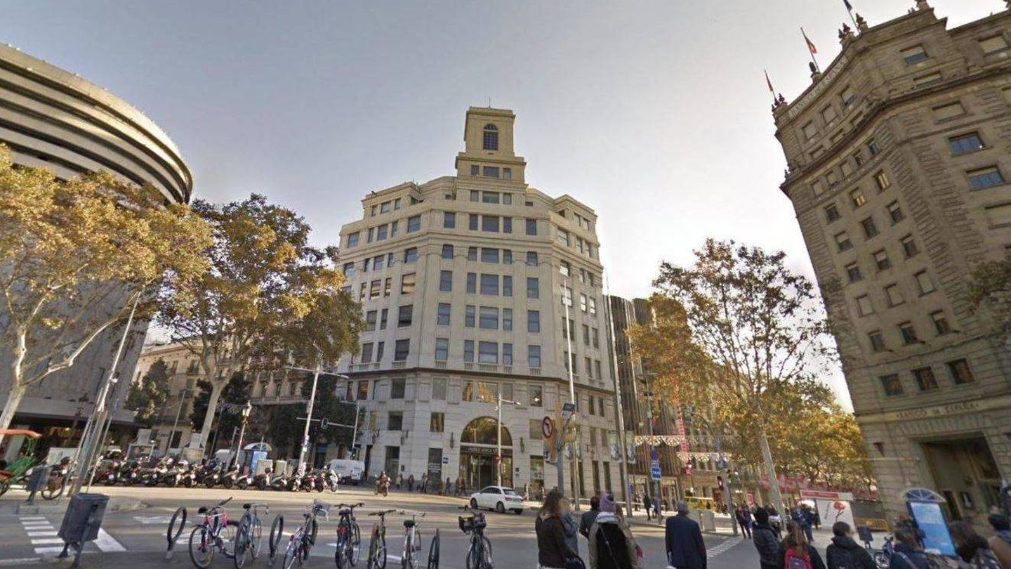 La sede de Telefónica en Barcelona, recién adquirida por Maté. (Google Maps)
